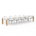 One To Sit Borra Dining Wooden Legs 4000x1000x760mm (TBW400)