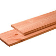 Douglas Plank 1 zijde geschaafd 1 zijde fijnbezaagd 2,8x19,5x300cm kleurloos geïmpregneerd