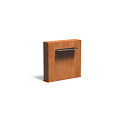 Corten Muur vrijstaand 1000x250x1000 (VCM2.6.600 (incl waterval 600 + pomp))
