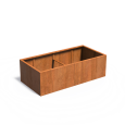 CARREZ zonder bodem 2000x1000x600mm Corten (CAW20.1)