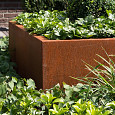 CARREZ zonder bodem 1200x1200x400mm Corten (CAW4.3)