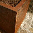 CARREZ zonder bodem 800x800x800mm Corten (CAW6.1)