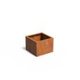 CARREZ zonder bodem 800x800x600mm Corten (CAW6.2)