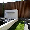 WEO®35 Gardenwall |  brandklasse E | 33 x 170 mm | Teak | 390cm