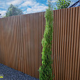 WEO®35 Gardenwall |  brandklasse E | 33 x 170 mm | Teak | 290cm