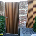 WEO®35 Gardenwall |  brandklasse E | 33 x 170 mm | Teak | 390cm