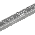 ACO Highline gootelement verzinkt staal incl. 2 koppelstukken L=2000mm, H=50mm