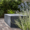 Artistone Oud Hollands zitelement recht 100x60x40cm zwart behandeld | OP=OP