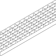 ACO Highline Maasrooster verzinkt staal L=1000mm 30/10