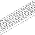 ACO Highline Maasrooster verzinkt staal L=500mm 30/10