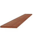 Hardhouten geschaafde plank, met V-groeven, 1,5x14,5x395cm