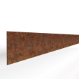 Kantopsluiting Stroke 300x10cm Corten
