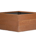 Bloembak Modulair Corten 60x60x42cm