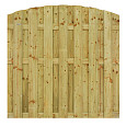 Jumboscherm geschaafd Vuren 18-planks 15mm 180x170/180cm toog verticaal