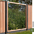 Douglas Betonijzertrellis met maas 7,5x7,5cm in Raamwerk 4,5x7cm 180x180cm onbehandeld