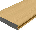 WPC 22,5x138mm Fiberdeck Premium | massief | 2-zijdig Cedar 500cm