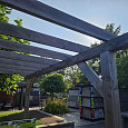 *SHOWMODEL Pergola Douglas 400x310cm muuraanbouw | OP=OP