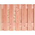 Douglas geschaafd plankenscherm 19-planks 16mm 180x90cm onbehandeld