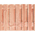 Douglas fijnbezaagd plankenscherm 19-planks 15mm 180x90cm t.b.v. betonsysteem onbehandeld