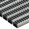 Aluminium met casetteborstel, zwart L=750mm B=500mm H=20mm