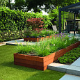 Plantenbak Modulair Corten 90x90x28cm