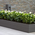Plantenbak Modulair Taupe 150x60x28cm