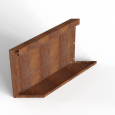 Plantenbak Module+ Parallel paneel-Links (E) 60x42cm Corten