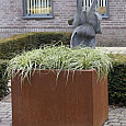 Plantenbak Vlak Corten 300x90x40cm