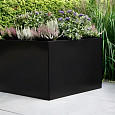 Plantenbak Vlak Grafietzwart 150x60x60cm