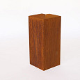 Overzetprofiel muurelement hoek 17x30x12.8cm Corten