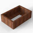 Plantenbak Module+ 60x90x28cm Corten