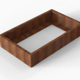 Plantenbak Module+ Corten 150x90x28cm