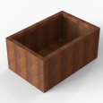 Plantenbak Module+ 60x90x42cm Corten