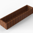 Plantenbak Module+ 60x240x42cm Corten