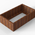 Plantenbak Module+ 90x150x42cm Corten