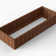 Plantenbak Module+ 90x240x42cm Corten