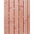 Douglas geschaafde plankendeur op verstelbaar stalen frame, 18 mm 100x195cm onbehandeld