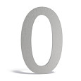 Huisnummer 71x5x120mm RVS 5mm (0 RVS)