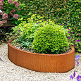 ELLIPSE met bodem 1200x800x400mm Corten (CEL6)
