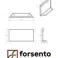 Component Module+ Kopschot paneel (D) 90x42cm Corten