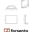 Component Module+ Kopschot paneel (D) 60x42cm Corten