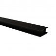 Stalen H-gleufpaal met structuur poedercoating, 4,2 x 9,6 x 300 cm, zwart RAL9005