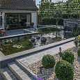 Afdekplaat-Vijverrand Chinees hardsteen 50/25x50x3cm hoekstuk