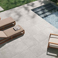 GeoCeramica® 100x100x4cm Mundo Mid Grey