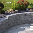 Stapelblok Graniwall Grey Rockface 40x16x8cm