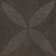Keramische tegel vtwonen Solostone Unico Flower Brown Decor 80x80x3cm
