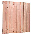 Douglas geschaafd plankenscherm 17-planks 18mm 180x180cm onbehandeld