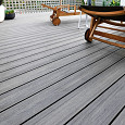 WPC 22,5x210mm FIberdeck Premium | ronde kamer | 2-zijdig | Dark Grey 400cm