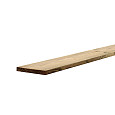 Grenen geschaafde Plank 2,0x20,0x180cm, rechte hoeken, groen geïmpregneerd