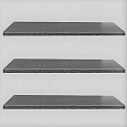 Afdekplaat-Vijverrand Basalt G684 100x15x3cm Gezoet met facet